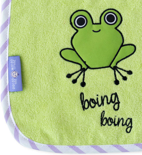 Milk&Moo Bavetă material textil Milk, Rabbit, Frog 2buc