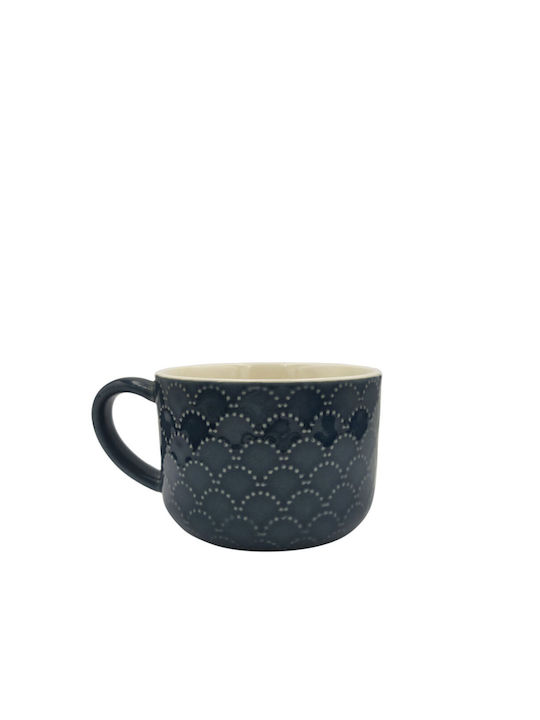 Bloomingville Tasse aus Porzellan Blau 21102671-67161 1Stück 5711173199495