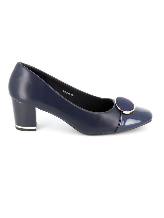 B-Soft Anatomic Blue Heels