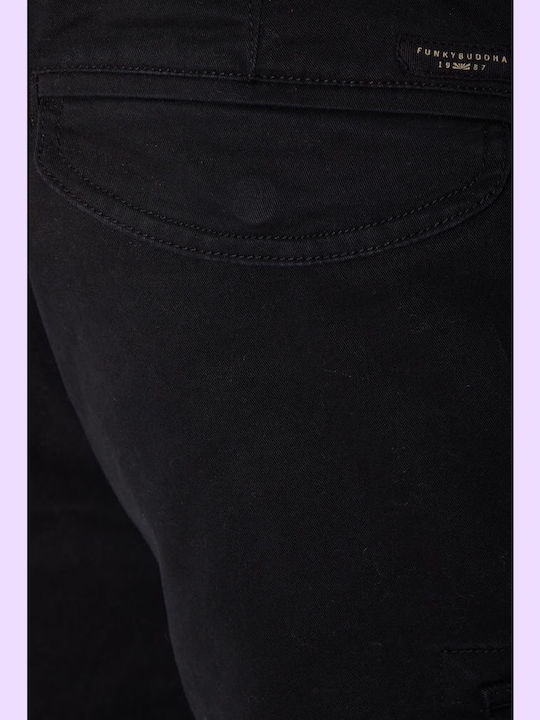 Trousers Cargo in Regular Fit Black