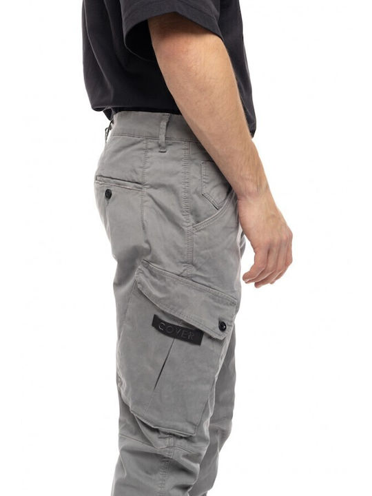 Trousers Cargo Elastic in Slim Fit Grey