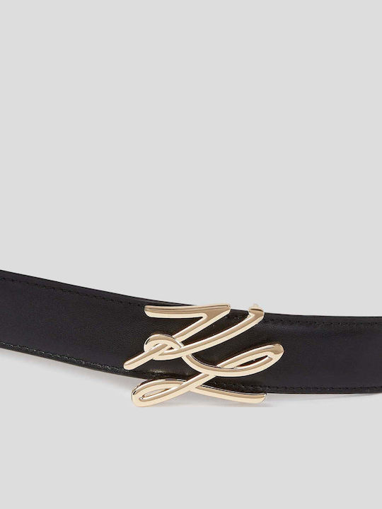 Leder Damen Gürtel Schwarz