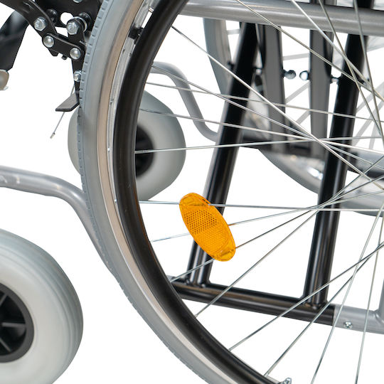 Mobiak Gemini Wheelchair 24" Folding Simple Type 46cm Silver