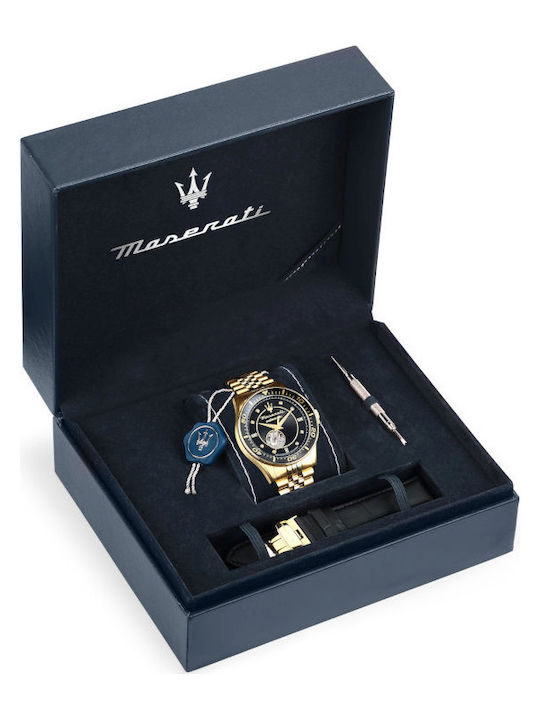 Maserati Ρολόι Αυτόματο με Μεταλλικό Μπρασελέ Maserati Ρολόι Αυτόματο με Μεταλλικό Μπρασελέ