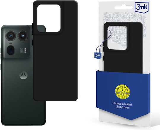 3MK Matt Back Cover Silicone 1.2mm Black (Motorola Moto Edge 50 Ultra)
