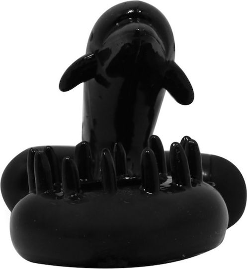 Baile Vibrating Cock Ring Cock Silicon Negru