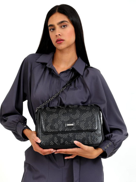 Doca Damen Tasche Schulter Schwarz