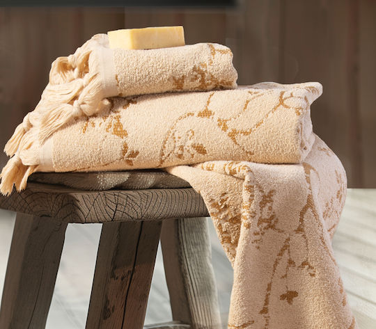 Nef-Nef Homeware Кърпа за ръце Premium Livery 30x50см. Curry Тегло 550гр/кв.м