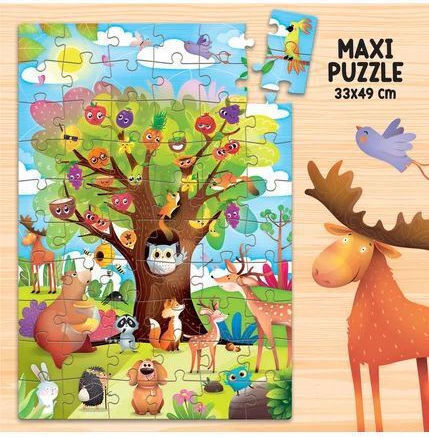 Real Fun Toys Baby Wood Tree Balancing Montessori Εκπαιδευτικό Παιχνίδι Γνώσεων από Ξύλο για 3-6 Ετών