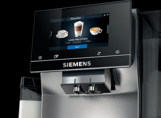 Siemens Automatic Espresso Machine 1500W Pressure 19bar with Grinder Black TQ707R03