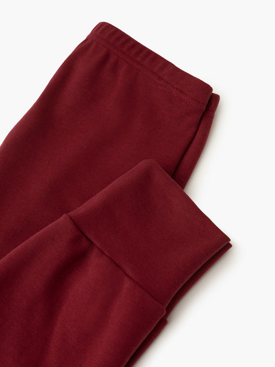 Minerva Kids' Pajamas Winter Beige, Bordeaux Love Story