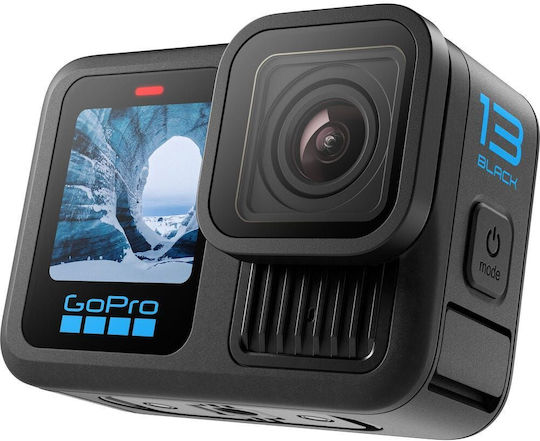 GoPro Hero13 Action-Kamera 5K Aufnahme 360° Unterwasser mit Bildschirm 2.27" und Wi-Fi Schwarz