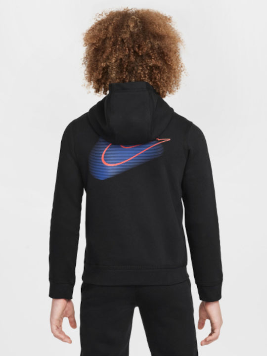 Nike Kinder-Sweatshirt mit Kapuze Schwarz