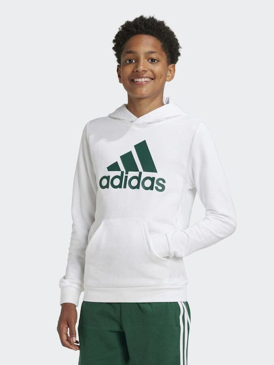 adidas Kids Sweatshirt with Hood white