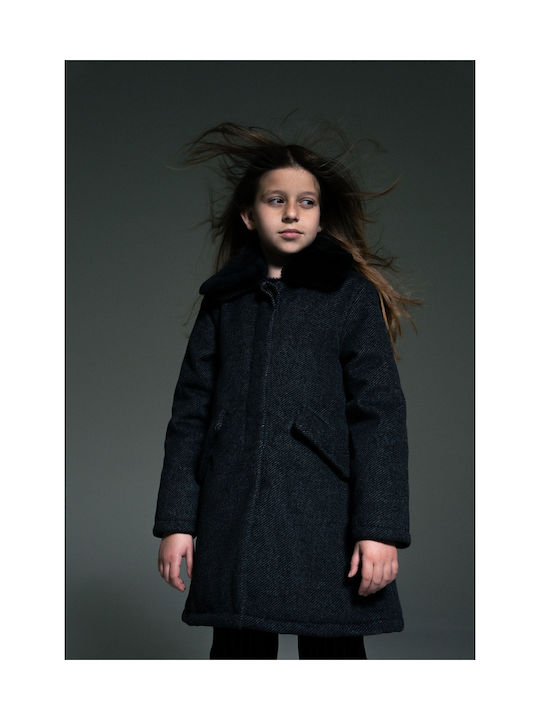 Evita Kids Coat Grey