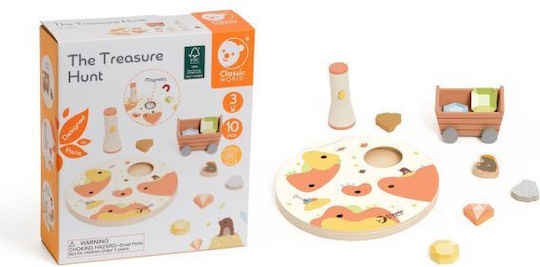 Classic World Βρεφικό Παιχνίδι Κυνήγι Θησαυρού από Ξύλο για 36+ Μηνών