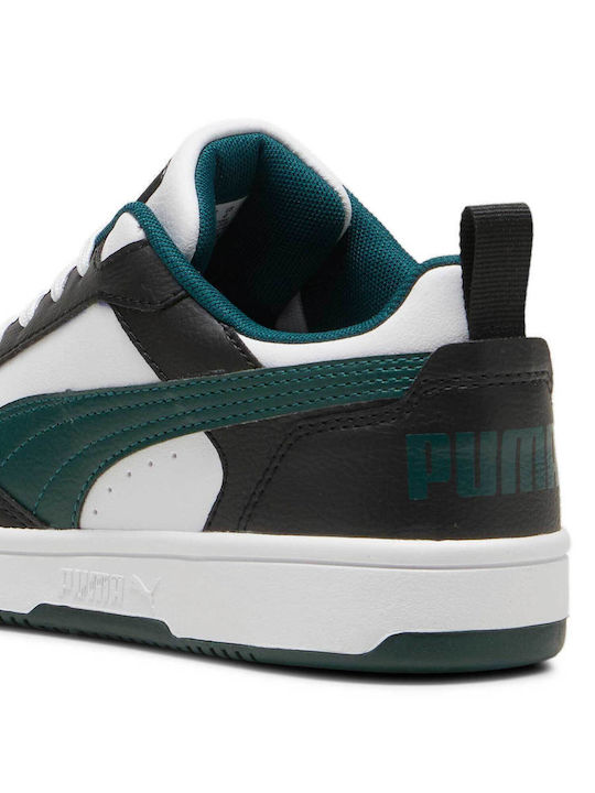 Rebound V6 Kinder Sportschuhe Basketball mit Schnürsenkeln Schwarz