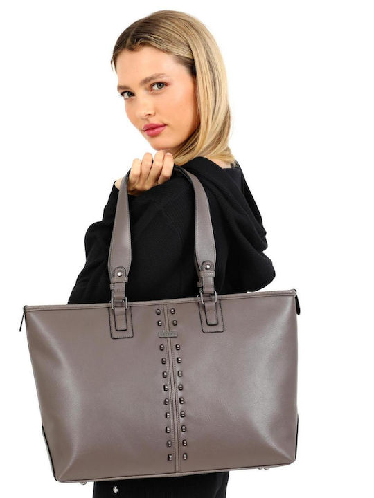 Doca Damen Tasche Schulter Burgundisch