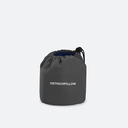 Ostrichpillow Μαξιλαράκι Ταξιδίου Memory Foam Γκρι
