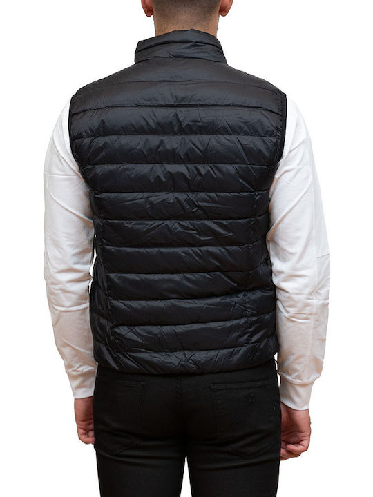 Sleeveless Winter Jacket Puffer Black/Gold