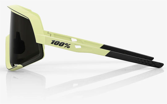 100% Cycling Glasses Glendale with Black Frame & Dark Lenses