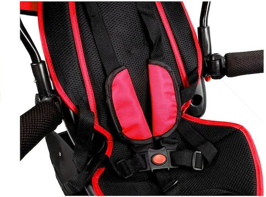 Lean Toys Спортно Превозно Средство с Ръкохватка за Родител за 3+ Години Червено