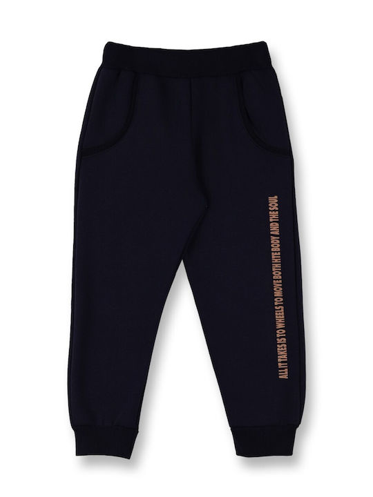 Nek Kids Wear Kinder Sweatpants Set - Jogginganzug Ecru/Blue