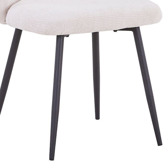 Karg Scaune Sala de mese Alb / Negru 1buc 57x62x80buc