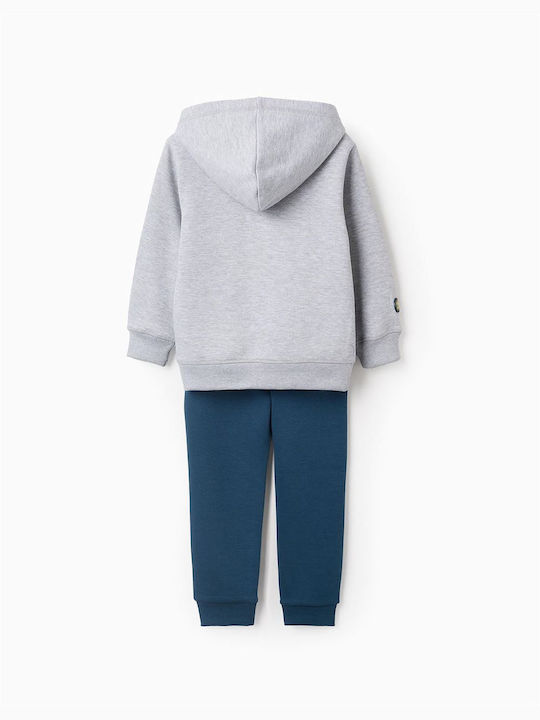 Zippy Kids Sweatpants Set Light Grey