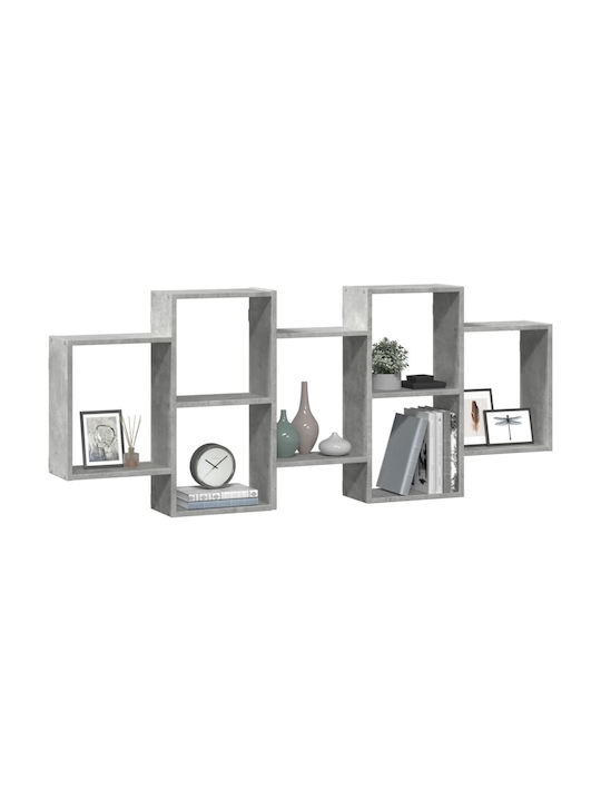 Shelf Wall Grey Concrete 159x18x65cm