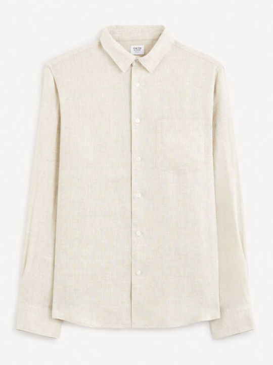 Leinen Hemd Natural Beige