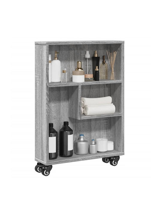 Grey Sonoma Bookcase 48x13x68cm