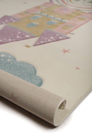 Viokarpet Kinder Teppich Ecru 140x200cm