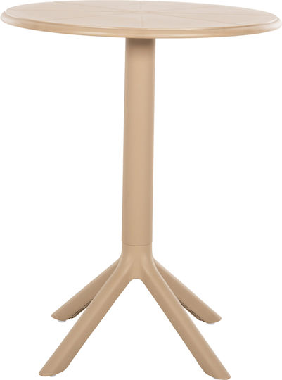 Masă Catering Pentru Spații Exterioare Mici Din Polipropilenă Pliabilă Terrin Căpșună 61x61x77cm