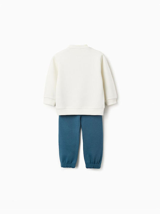 Zippy Kids Sweatpants Set Blue