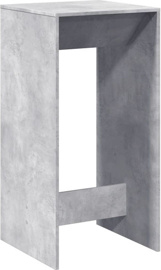 Бар Масa Дървена Сива 51x50x103.5см