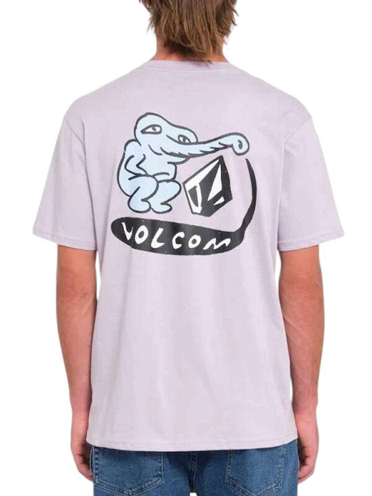 Volcom Ανδρικό T-shirt Κοντομάνικο Purple