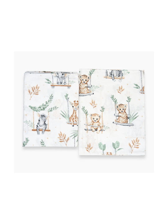 Maboo Baby Duvet Cover Set With Pillowcase Minky Savanna 100x135cm