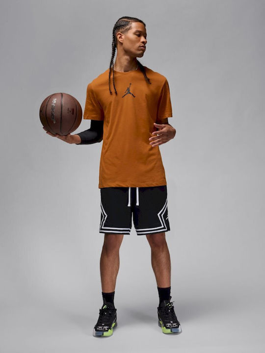 Jumpman Dri-Fit Αθλητικό T-shirt Καφέ