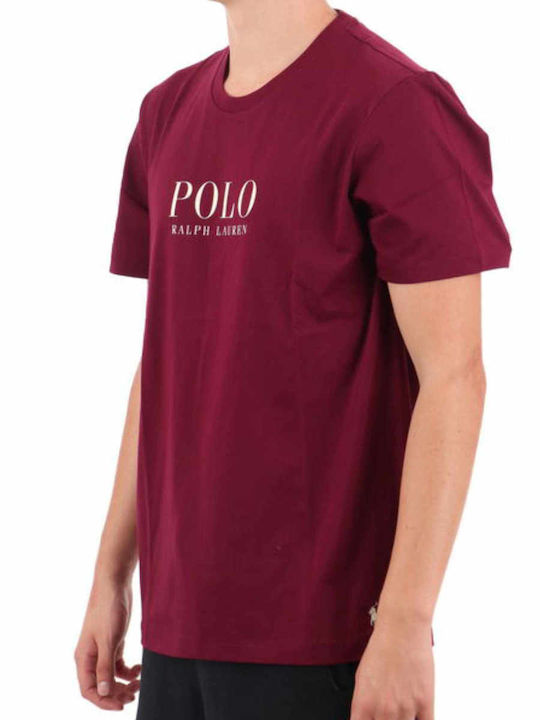 Ralph Lauren Ανδρικό T-shirt Κοντομάνικο Μπορντό