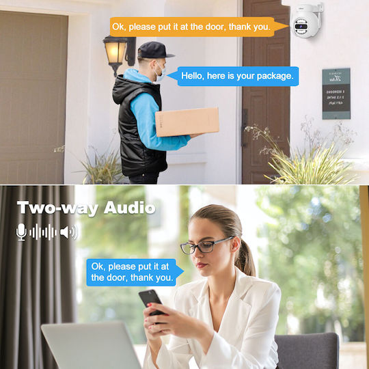 Sricam Surveillance System 4 Cameras Wireless Cameras IP 5MP with Recorder NVR
