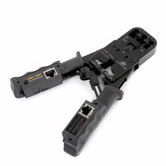 Rj45 Rj12 Rj11 Crimping Machine Lan Tester Nt-ct04