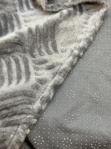 Linea Home Rafles Фотьойл Throw Жакард 180x160см Сив
