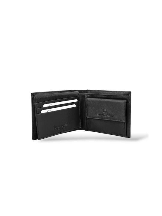 Sergio Tacchini Men's Leather Wallet with RFID Black