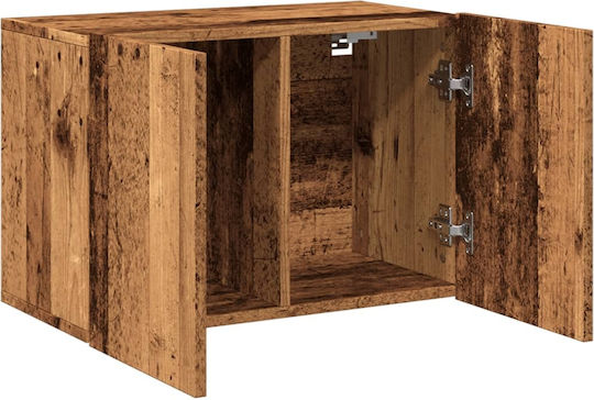 Wall-Mounted TV Cabinet Old Wood 60 x 30 x 41 cm Brown 60 x 30 x 41 Cm