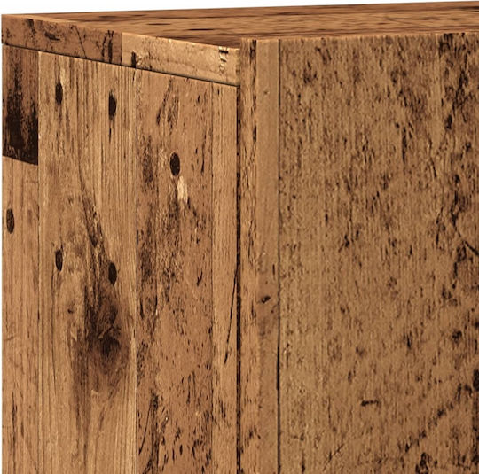 Wall-Mounted TV Cabinet Old Wood 60 x 30 x 41 cm Brown 60 x 30 x 41 Cm