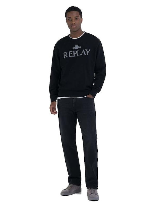 Replay Herren Sweatshirt Black