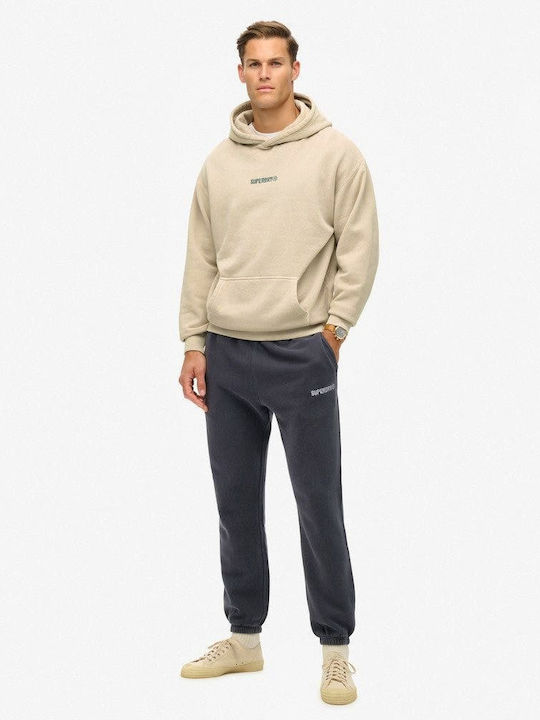 Graphic Sweatshirt with Hood Chateau Grey