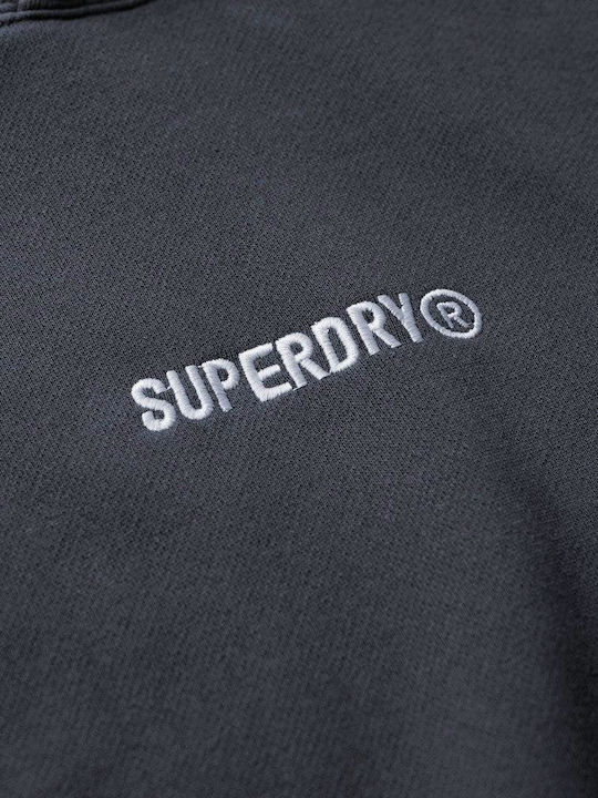 Graphic Sweatshirt with Hood Gray