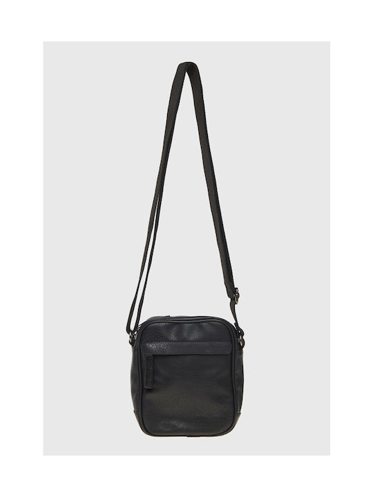 Funky Buddha Herrentasche Schulter / Crossbody Schwarz